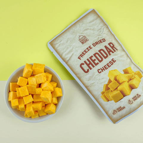 Freeze Dried Cheddar Cheese Snack