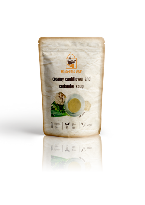 Freeze-Dried Creamy Cauliflower and Coriander Soup - All Natural