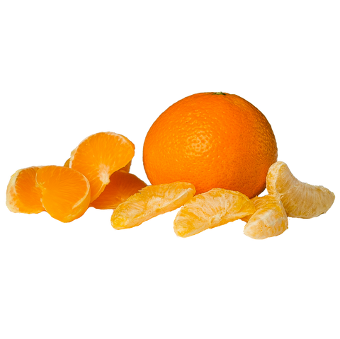 Collation de mandarine lyophilisée