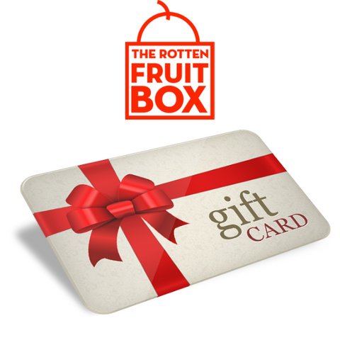 La carte-cadeau de la boîte de fruits pourris
